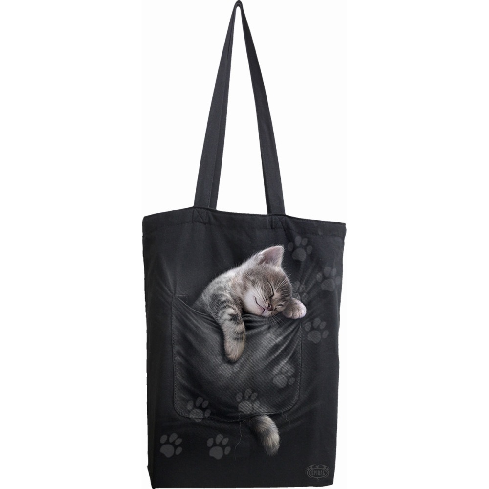 Spiral - POCKET KITTEN Sac à main - Noir
